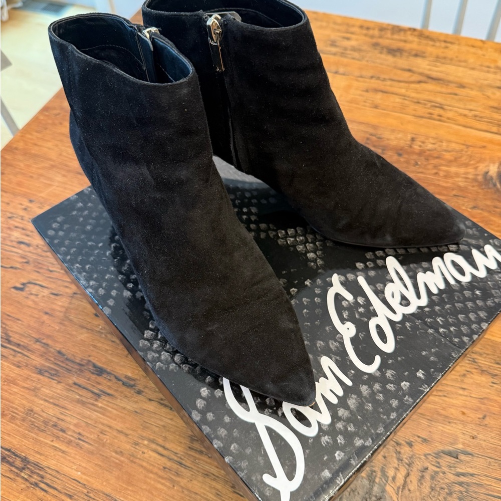 Sam Edelman Black Ankle Booties